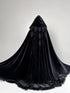 Cape black feathers
